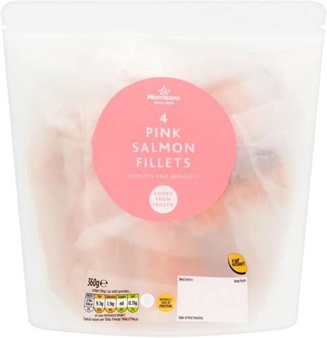 Morrisons Pink Salmon Fillets, 360g (Frozen) : Amazon.co.uk: Grocery