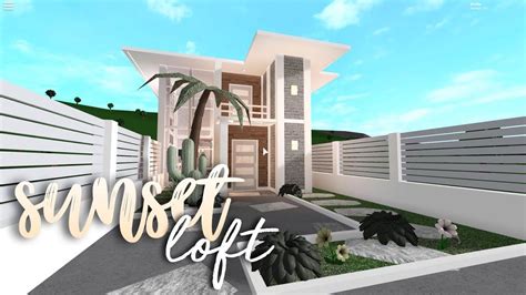 - Sunset Modern Loft - Bloxburg Speedbuild - Nixilia - YouTube | Modern ...