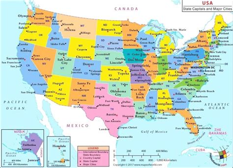 United States Political Map - Printable Map