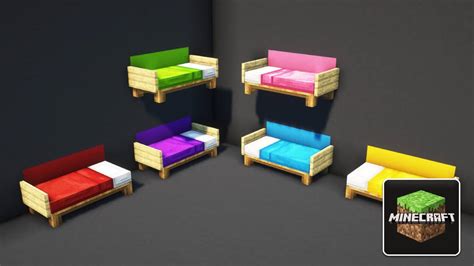 8 Minecraft Sofa and Couch Seating Design Ideas - Gamer Empire