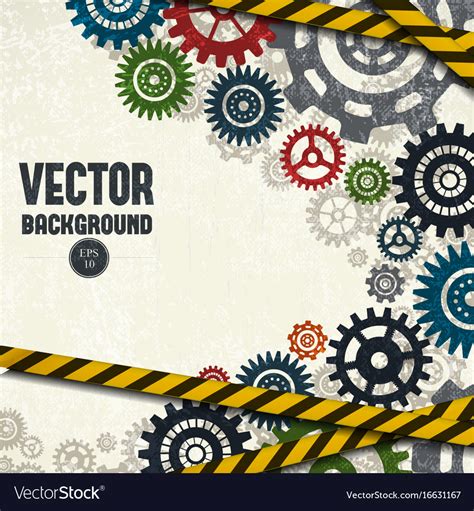 Abstract industrial background Royalty Free Vector Image