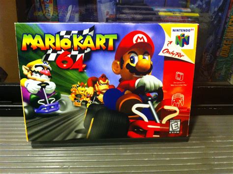 Mario Kart 64 | Box My Games! Reproduction game boxes