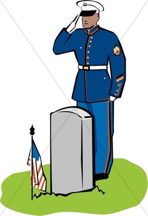 Fallen Soldier Memorial Silhouette at GetDrawings | Free download