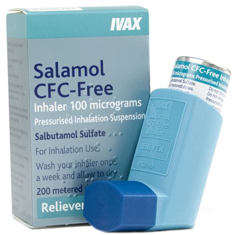 Salbutamol CFC Inhaler (POM) - Selles Medical