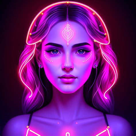 Neon Portrait 02 by DenisuWaif on DeviantArt