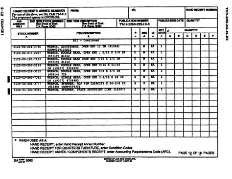 Trending Dod Hand Receipt Template Pretty : Receipt Templates