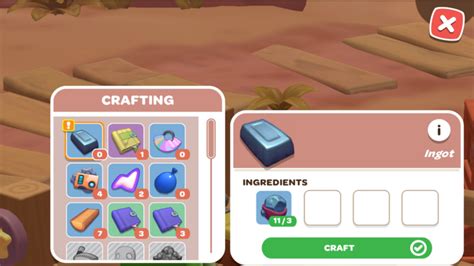 How to Craft an Iron Ingot in Hello Kitty Island Adventure | The Nerd Stash