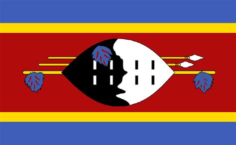 Eswatini (Swaziland) Flag Image and Meaning | Eswatini (Swaziland) Flag ...