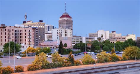 Fresno, California cityscape