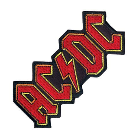 AC/DC Men's Embroidered Patch Red - Walmart.com - Walmart.com