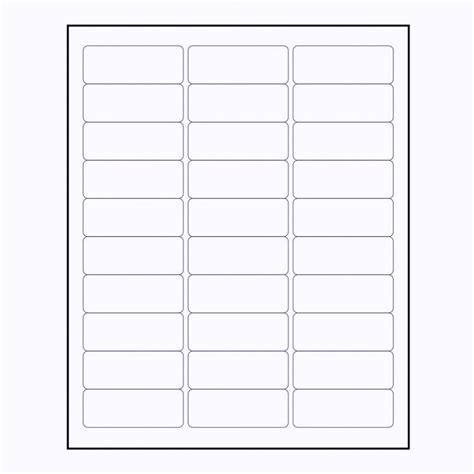 Avery Standard Label Template – williamson-ga.us