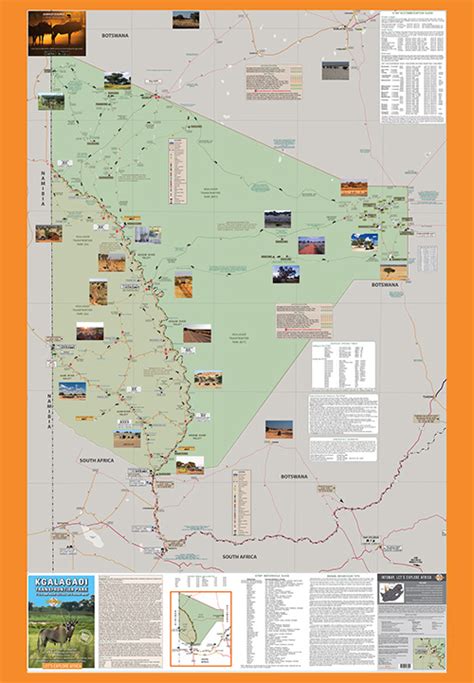 Kgalagadi Transfrontier Park | Digital PDF Map + GPS Coordinates