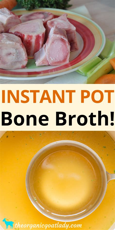 How to Make Instant Pot Bone Broth - The Organic Goat Lady