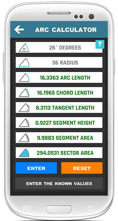 Arc Calculator - CNC Machinist Calculator Pro