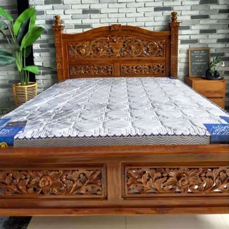 Jual dipan kayu jati/dipan jati/dipan rahwana/tempat tidur/dipan ...