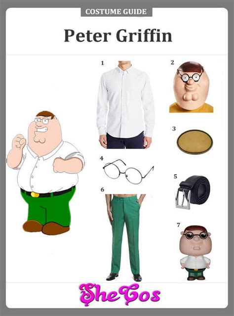 How To Make Peter Griffin Costume of Family Guy | SheCos Blog