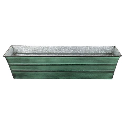 Galvanized Metal Window Box Planter & Reviews | Joss & Main