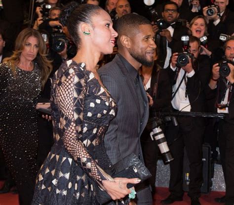 Usher brings his wife to the red carpet for the first time (photos)