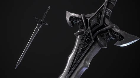 ArtStation - Royal knight sword | Medieval dark fantasy weapon | Game ...