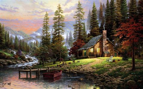 Cabin Wallpapers - Top Free Cabin Backgrounds - WallpaperAccess