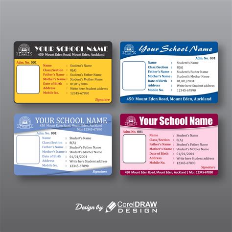 High School Id Card Template – Cardtemplate.my.id