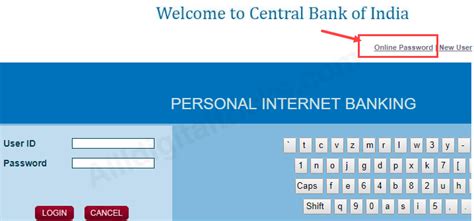 Central Bank of India - Activate/Register Net Banking Online ...