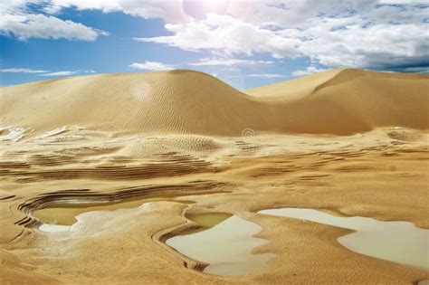 Desert and water stock photo. Image of desert, barren - 17055964