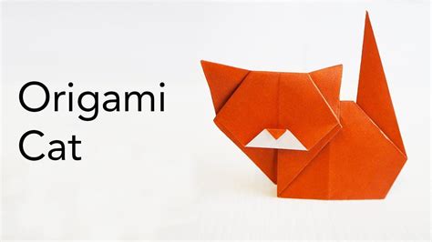 Easy Kids Origami Cat Tutorial - Designed by Keiji Kitamura | Origami ...