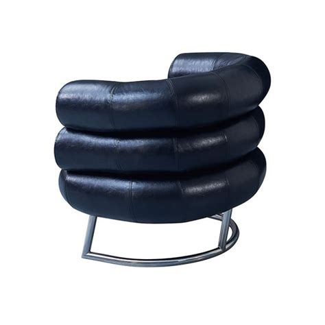 China Customized Black Faux Leather Bibendum Chair Replica ...