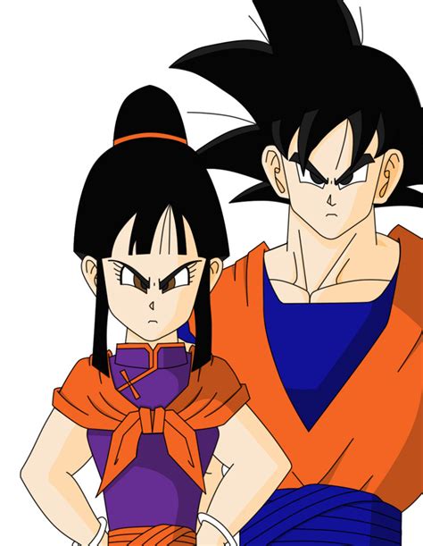 DBZ___Goku_and_ChiChi - Chi Chi (Dragon Ball) Fan Art (30964064) - Fanpop