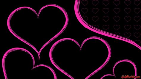 Black and Pink Heart Wallpapers - Top Free Black and Pink Heart ...