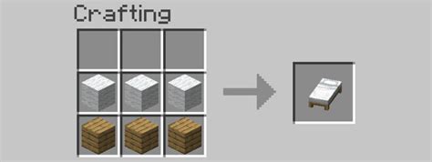 How to make bed minecraft