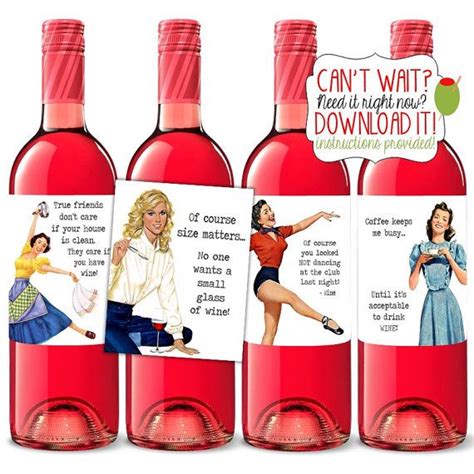 Free Printable Funny Wine Labels Printable