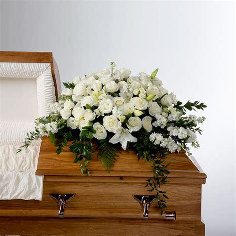 Peaceful Love Open Casket Spray- larger version for closed casket in ...