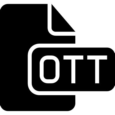 Ott file black interface symbol ⋆ Free Vectors, Logos, Icons and Photos ...