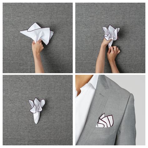 How to Fold a Pocket Square for a Wedding - SuitShop – SuitShop