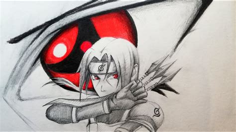 How to draw Itachi Uchiha Saringan, Drawing Itachi Uchiha sharingan ...