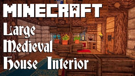 Minecraft Medieval House Interior