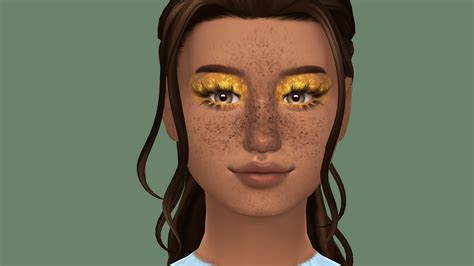 AC-Christmas Stars Glitter Eyeshadow - Screenshots - The Sims 4 Create ...