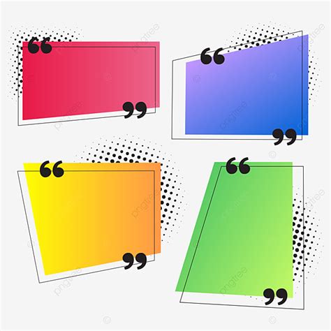 Colored Blank Square Box Quote Frame Template Template Download on Pngtree