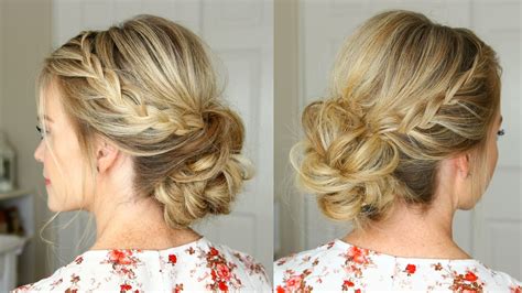 Homecoming Hairstyles Messy Bun