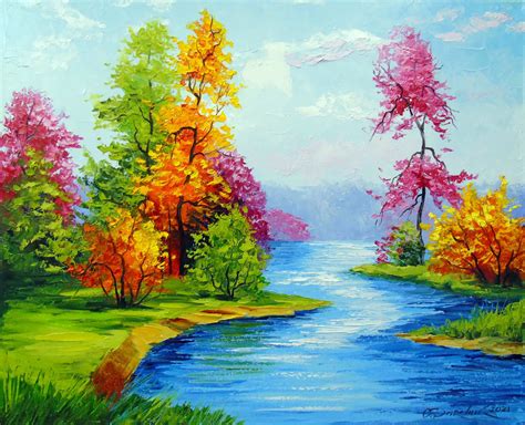 Bright nature Painting by Olha Darchuk - Jose Art Gallery