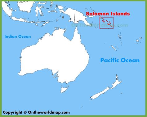 Solomon Islands location on the Oceania map