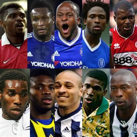 Premier League: Top 10 Nigerian Footballers In History