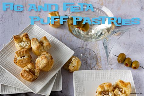 Fig and Feta Puff Pastries - whattomunch.com