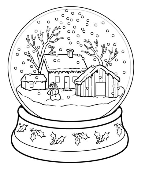 Winter coloring pages to download and print for free