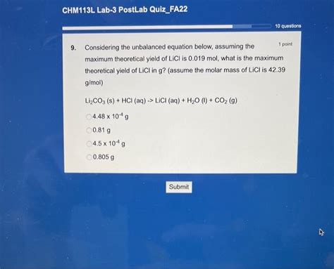 Solved 9. Considering the unbalanced equation below, | Chegg.com