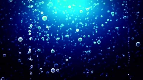 Blue Bubbles Underwater - Free Overlay Stock Footage - YouTube