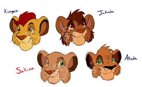 Kiara and Kovu's Cubs by ChippySmurf on DeviantArt