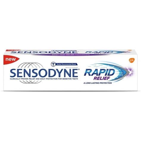 GSK Sensodyne Rapid Relief Toothpaste 75ml - Pack12 - Oral Hygiene from ...